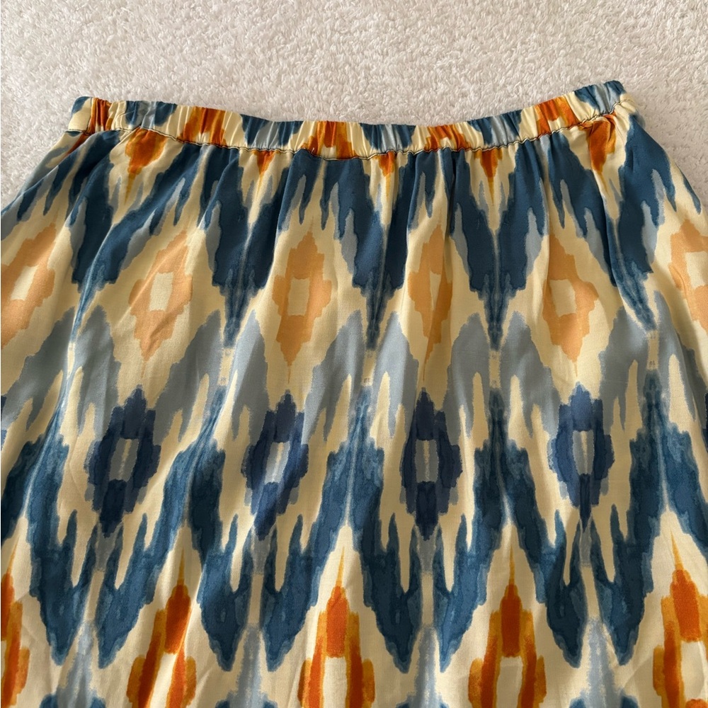 DR2 Multicolor Geometric Midi Skirt Size Small - Picture 10 of 11